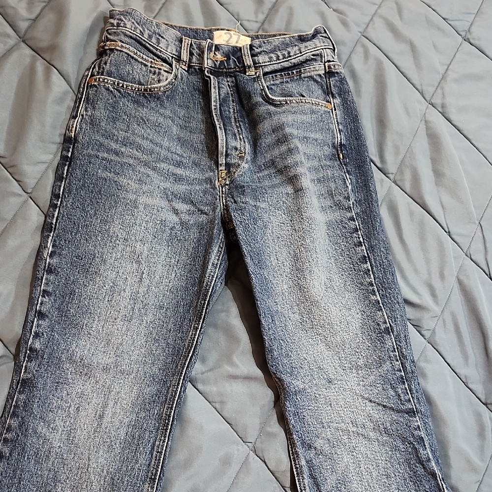 FREE PEOPLE We The Free French Girl Flare Jeans Size 27